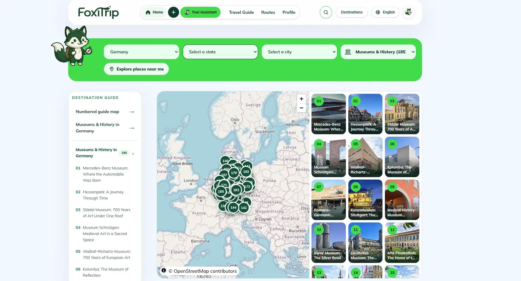 Website-Vorschau von FoxiTrip